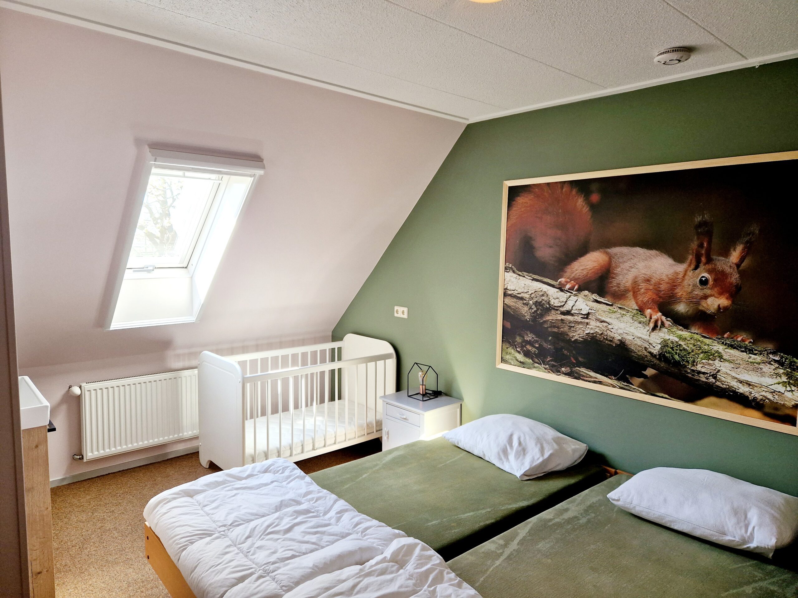 Foto slaapkamer vakantieboerderij Groenlo Foto slaapkamer vakantieboerderij Groenlo