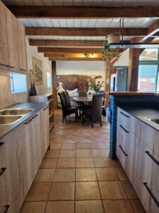 Keuken in vakantieboerderij Groenlo (2)