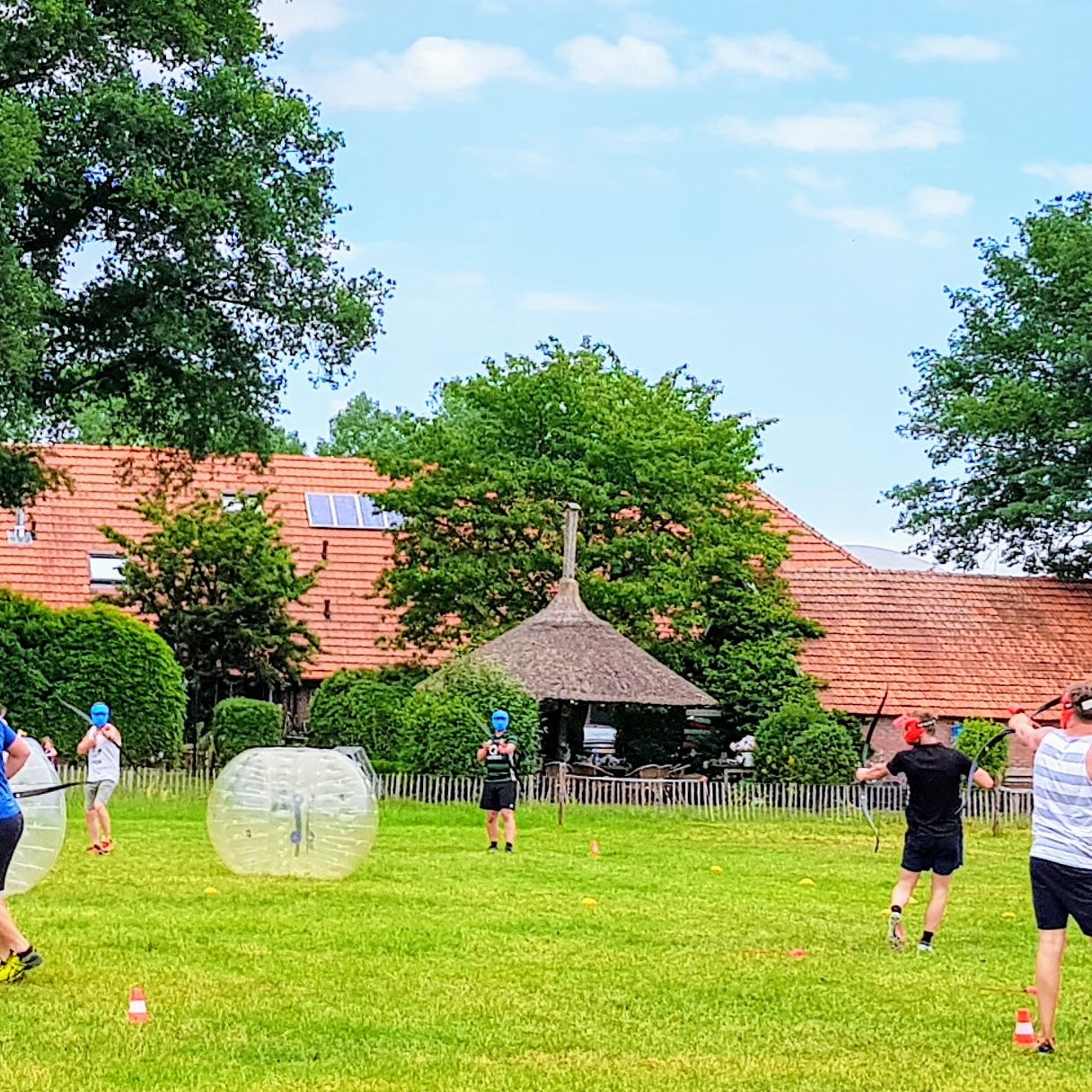 Sportieve workshop artery attack in wei vakantieboerderij in de Achterhoek Sportieve workshop artery attack in wei vakantieboerderij in de Achterhoek